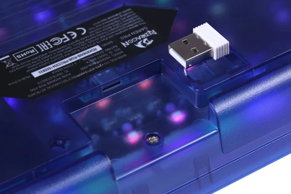 Клавиатура Redragon Garen Pro механическая синий USB беспроводная BT/Radio for gamer LED (71745) кабель 1.5м