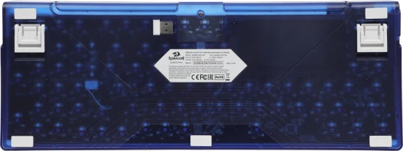 Клавиатура Redragon Garen Pro механическая синий USB беспроводная BT/Radio for gamer LED (71745) кабель 1.5м