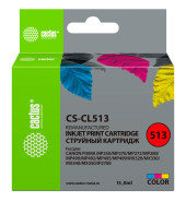Картридж струйный Cactus CS-CL513 CL-513 многоцветный (15мл) для Canon Pixma MP240/MP250 с чипом