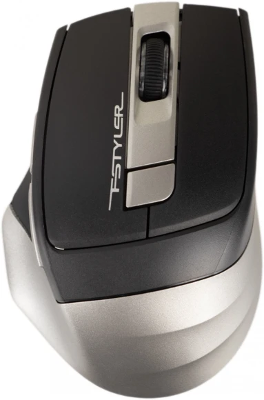 Мышь A4Tech Fstyler FB35 серый оптическая 2000dpi беспров. BT/Radio USB для ноутбука 6but (FB35 SMOKY GREY) Мышь A4Tech Fstyler FB35 серый оптическая 2000dpi беспров. BT/Radio USB для ноутбука 6but (FB35 SMOKY GREY)