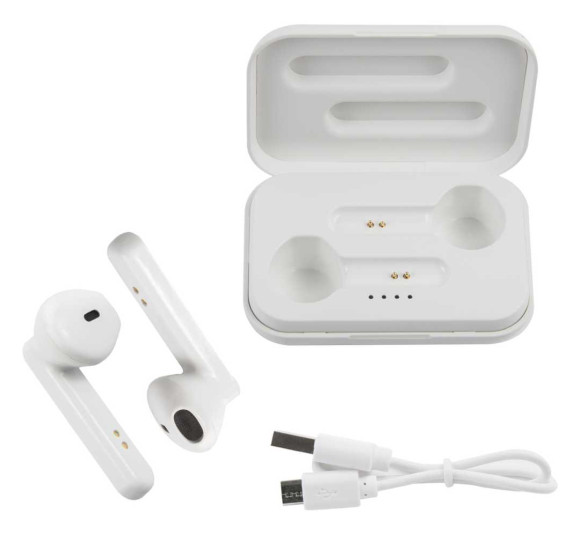 Гарнитура вкладыши Redline BHS-22 белый беспроводные bluetooth в ушной раковине (УТ000019149)