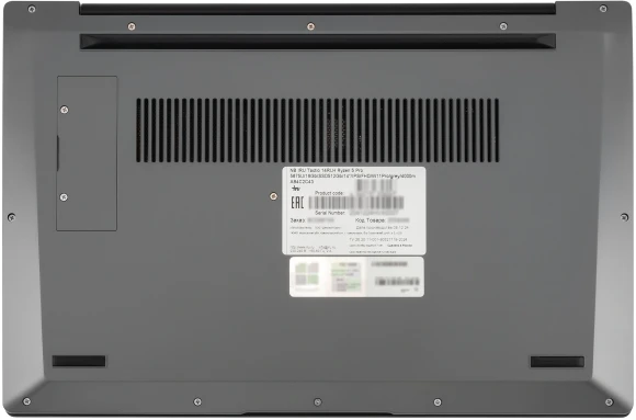 Ноутбук IRU Tactio 14ALH Core i3 1215U 16Gb SSD512Gb Intel UHD Graphics 14" IPS FHD (1920x1080) FreeDOS grey WiFi BT Cam 4000mAh (2058889)