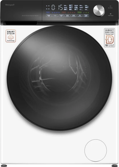 Стиральная машина Weissgauff WM 45126 Steam Direct Drive класс: A+++ загр.фронтальная макс.:6кг белый инвертер