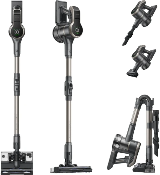 Пылесос ручной Trouver J40 460Вт серый/золотистый Пылесос ручной Trouver J40 460Вт серый/золотистый