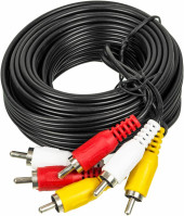 Кабель аудио-видео Ningbo 3хRCA (m)/3хRCA (m) 5м. черный (JAAC027-5) Кабель аудио-видео Ningbo 3хRCA (m)/3хRCA (m) 5м. черный (JAAC027-5)