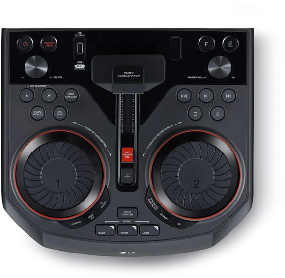 Минисистема LG XBOOM OL90DK черный 1100Вт CD CDRW DVD DVDRW FM USB BT