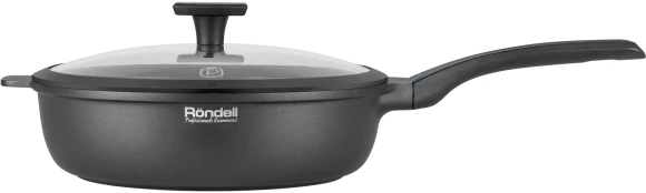 Сотейник Rondell Weiser RDA-1553 4.1л. d=28см (с крышкой) черный