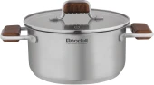 Кастрюля Rondell Fjord RDS-1791 3.2л. d=20см (с крышкой) стальной Кастрюля Rondell Fjord RDS-1791 3.2л. d=20см (с крышкой) стальной