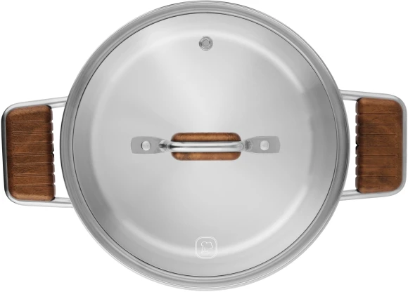 Кастрюля Rondell Fjord RDS-1791 3.2л. d=20см (с крышкой) стальной