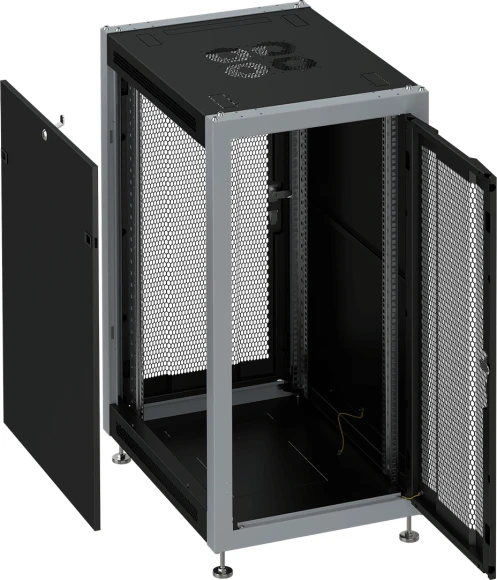 Шкаф коммутационный Sysmatrix (SL 6622.933 ) напольный 22U 600x600мм пер.дв.перфор. задн.дв.перфор. 800кг черный 450мм 51кг 180град. 1100мм IP20 металл Шкаф коммутационный Sysmatrix (SL 6622.933 ) напольный 22U 600x600мм пер.дв.перфор. задн.дв.перфор. 800кг черный 450мм 51кг 180град. 1100мм IP20 металл