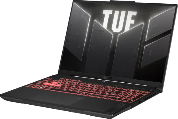 Ноутбук Asus TUF Gaming A16 FA607NUG-RL161 Ryzen 7 7445HS 16Gb SSD512Gb NVIDIA GeForce RTX4050 6Gb 16" IPS WUXGA (1920x1200) без ОС grey WiFi BT Cam (90NR0MU3-M009R0) Ноутбук Asus TUF Gaming A16 FA607NUG-RL161 Ryzen 7 7445HS 16Gb SSD512Gb NVIDIA GeForce RTX4050 6Gb 16" IPS WUXGA (1920x1200) без ОС grey WiFi BT Cam (90NR0MU3-M009R0)