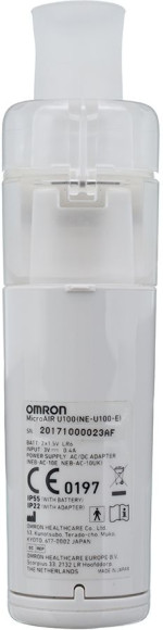Ингалятор Omron U100 NE-U100-E ультразвуковой стационарный белый/серый