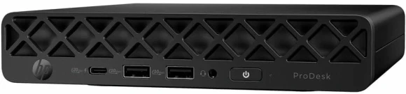 Неттоп HP ProDesk 4 G1i mini U5 235T 16Gb SSD512Gb UHDG Windows 11 Pro GbitEth WiFi BT 90W kb мышь клавиатура черный (BS7M0UT)