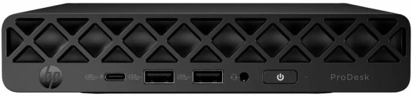 Неттоп HP ProDesk 4 G1i mini U5 235T 16Gb SSD512Gb UHDG Windows 11 Pro GbitEth WiFi BT 90W kb мышь клавиатура черный (BS7M0UT)