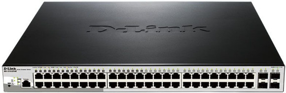 Коммутатор D-Link DGS-1210-52P/ME DGS-1210-52P/ME/B1A 48x1Гбит/с 4SFP 24PoE 193W управляемый Коммутатор D-Link DGS-1210-52P/ME DGS-1210-52P/ME/B1A 48x1Гбит/с 4SFP 24PoE 193W управляемый