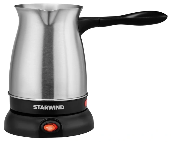 Кофеварка Электрическая турка Starwind STS6054 600Вт серебристый/черный