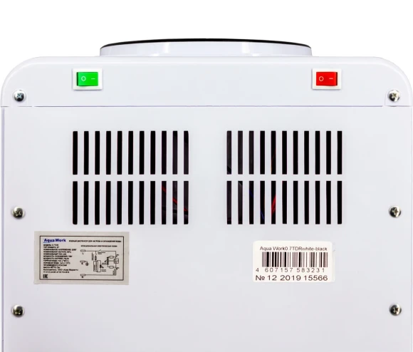 Кулер Aqua Work 0.7-TDR настольный электронный белый/черный