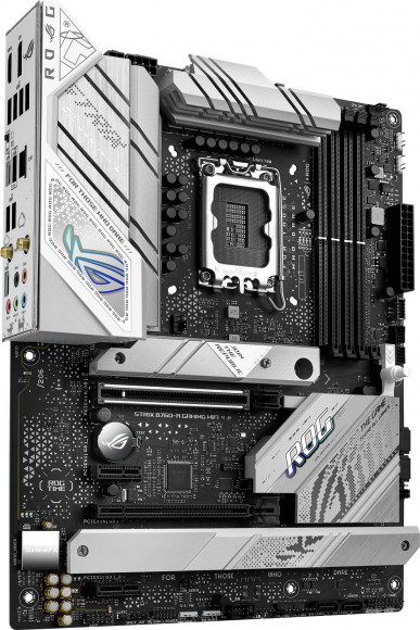Материнская плата Asus ROG STRIX B760-A GAMING WIFI Soc-1700 Intel B760 4xDDR5 ATX AC`97 8ch(7.1) 2.5Gg RAID+HDMI+DP Материнская плата Asus ROG STRIX B760-A GAMING WIFI Soc-1700 Intel B760 4xDDR5 ATX AC`97 8ch(7.1) 2.5Gg RAID+HDMI+DP