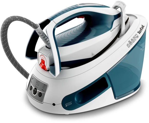 Парогенератор Tefal Express Power SV8111E0 2800Вт синий/белый Парогенератор Tefal Express Power SV8111E0 2800Вт синий/белый