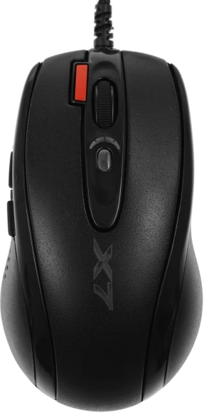 Мышь A4Tech X-7120 черный оптическая 2000dpi USB 7but (X-710BK+X7-200MP) Мышь A4Tech X-7120 черный оптическая 2000dpi USB 7but (X-710BK+X7-200MP)