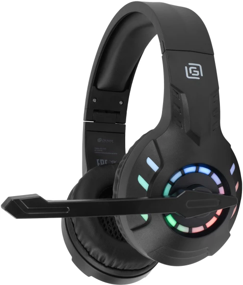 Наушники с микрофоном Оклик HS-L420G черный накладные BT оголовье (1939799) Наушники с микрофоном Оклик HS-L420G черный накладные BT оголовье (1939799)