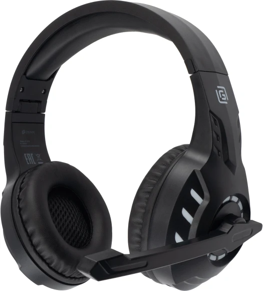 Наушники с микрофоном Оклик HS-L420G черный накладные BT оголовье (1939799) Наушники с микрофоном Оклик HS-L420G черный накладные BT оголовье (1939799)