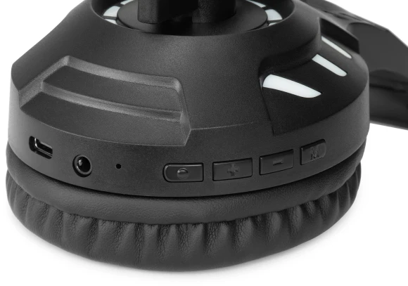 Наушники с микрофоном Оклик HS-L420G черный накладные BT оголовье (1939799) Наушники с микрофоном Оклик HS-L420G черный накладные BT оголовье (1939799)