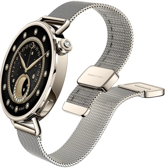 Смарт-часы Xiaomi Watch S4 41мм 1.32" AMOLED корп.золотистый рем.золотистый разм.брасл.:120-190 мм (BHR07VWGL)