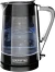 Чайник электрический Polaris PWK 1725CGLD 1.7л. 2200Вт серебристый/черный корпус: стекло/металл/пластик