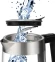Чайник электрический Polaris PWK 1725CGLD 1.7л. 2200Вт серебристый/черный корпус: стекло/металл/пластик
