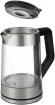 Чайник электрический Polaris PWK 1725CGLD 1.7л. 2200Вт серебристый/черный корпус: стекло/металл/пластик