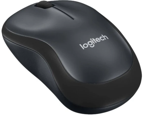 Мышь Logitech Silent M220 темно-серый оптическая 1000dpi silent беспров. USB 2but (910-004878)