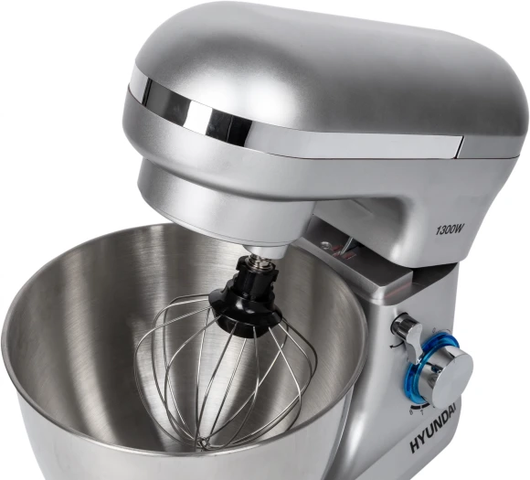 Миксер планетарный Hyundai HYM-S6551 1300Вт серебристый Миксер планетарный Hyundai HYM-S6551 1300Вт серебристый