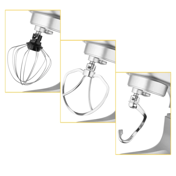 Миксер планетарный Hyundai HYM-S6551 1300Вт серебристый Миксер планетарный Hyundai HYM-S6551 1300Вт серебристый