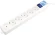 Сетевой фильтр Powercube SPL(5+1)-16B-P-3M-WHITE 3м (6 розеток) белый (коробка)