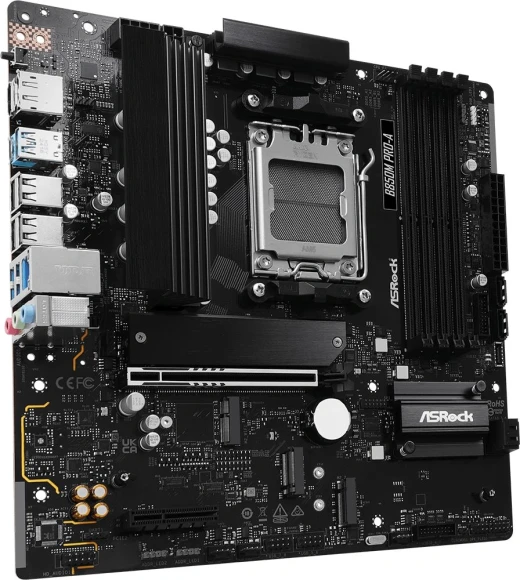 Материнская плата Asrock B850M PRO-A Socket AM5 AMD B850 4xDDR5 mATX AC`97 8ch(7.1) 2.5Gg RAID+HDMI+DP Материнская плата Asrock B850M PRO-A Socket AM5 AMD B850 4xDDR5 mATX AC`97 8ch(7.1) 2.5Gg RAID+HDMI+DP