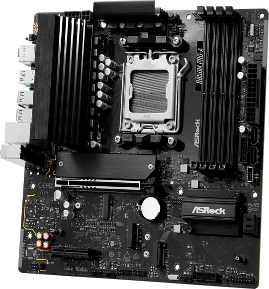 Материнская плата Asrock B850M PRO-A Socket AM5 AMD B850 4xDDR5 mATX AC`97 8ch(7.1) 2.5Gg RAID+HDMI+DP Материнская плата Asrock B850M PRO-A Socket AM5 AMD B850 4xDDR5 mATX AC`97 8ch(7.1) 2.5Gg RAID+HDMI+DP
