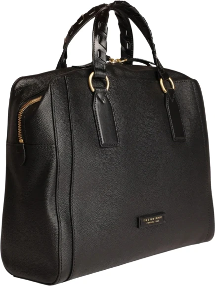 Деловая сумка женская The Bridge Ines 045525EN/30 черная натур.кожа