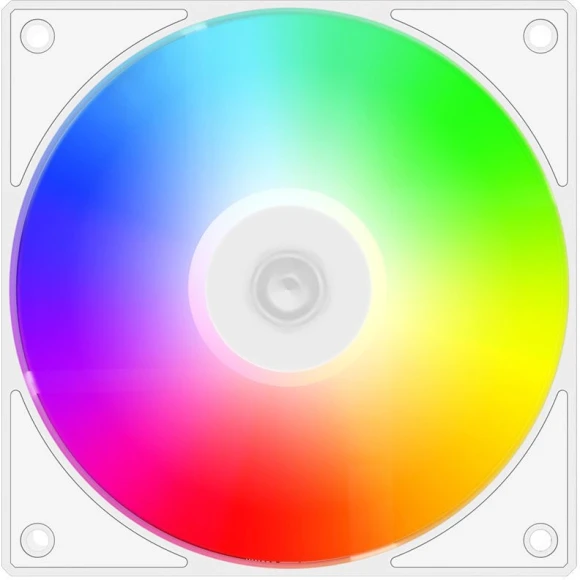 Вентилятор для корпуса ID-Cooling AS-120-К ARGB 120х120x25 черный 4-pin 27.2дБ (AS-120-ARGB-K) Ret