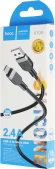 Кабель Hoco X109 MICRO 36353(L=3M) USB (m)-micro USB (m) 1м черный