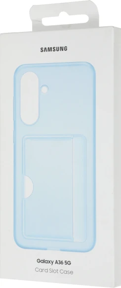 Чехол (клип-кейс) Samsung для Samsung Galaxy A36 Card Slot Case A36 голубой (EF-OA366TLEGRU)
