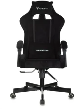 Кресло игровое Knight Terminator черный Light-20 крестов. металл