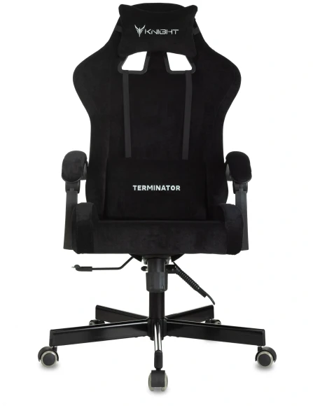 Кресло игровое Knight Terminator черный Light-20 крестов. металл