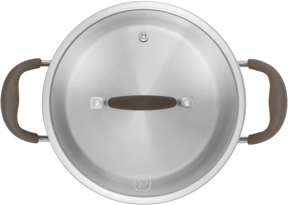 Кастрюля Rondell Konzept RDS-1230 6л. d=22см (с крышкой) стальной