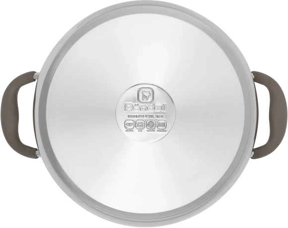 Кастрюля Rondell Konzept RDS-1230 6л. d=22см (с крышкой) стальной