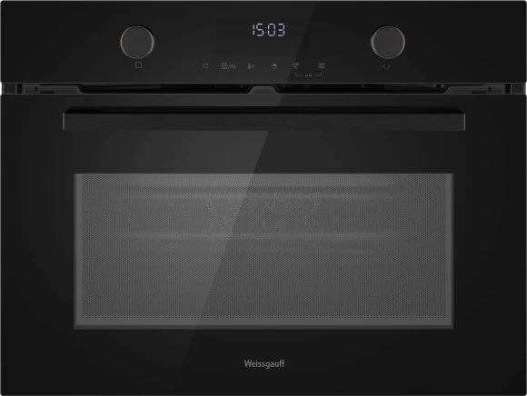 Духовой шкаф Электрический Weissgauff OE 4551 DB Black Edition черный