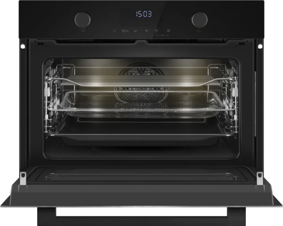Духовой шкаф Электрический Weissgauff OE 4551 DB Black Edition черный