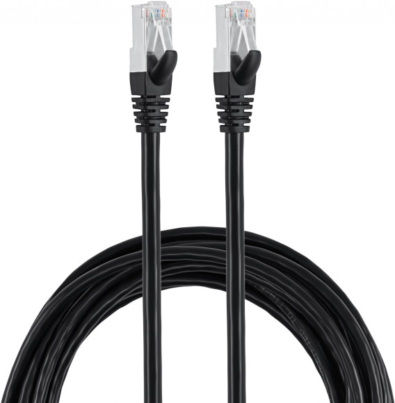 Патч-корд Buro BU-7-5M STP 4 пары cat.7 CCA molded 5м черный RJ-45 (m)-RJ-45 (m)