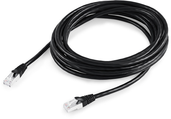 Патч-корд Buro BU-7-5M STP 4 пары cat.7 CCA molded 5м черный RJ-45 (m)-RJ-45 (m)