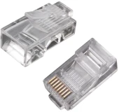 Коннектор PROconnect (05-1021-3) UTP кат.5E RJ45 прозрачный